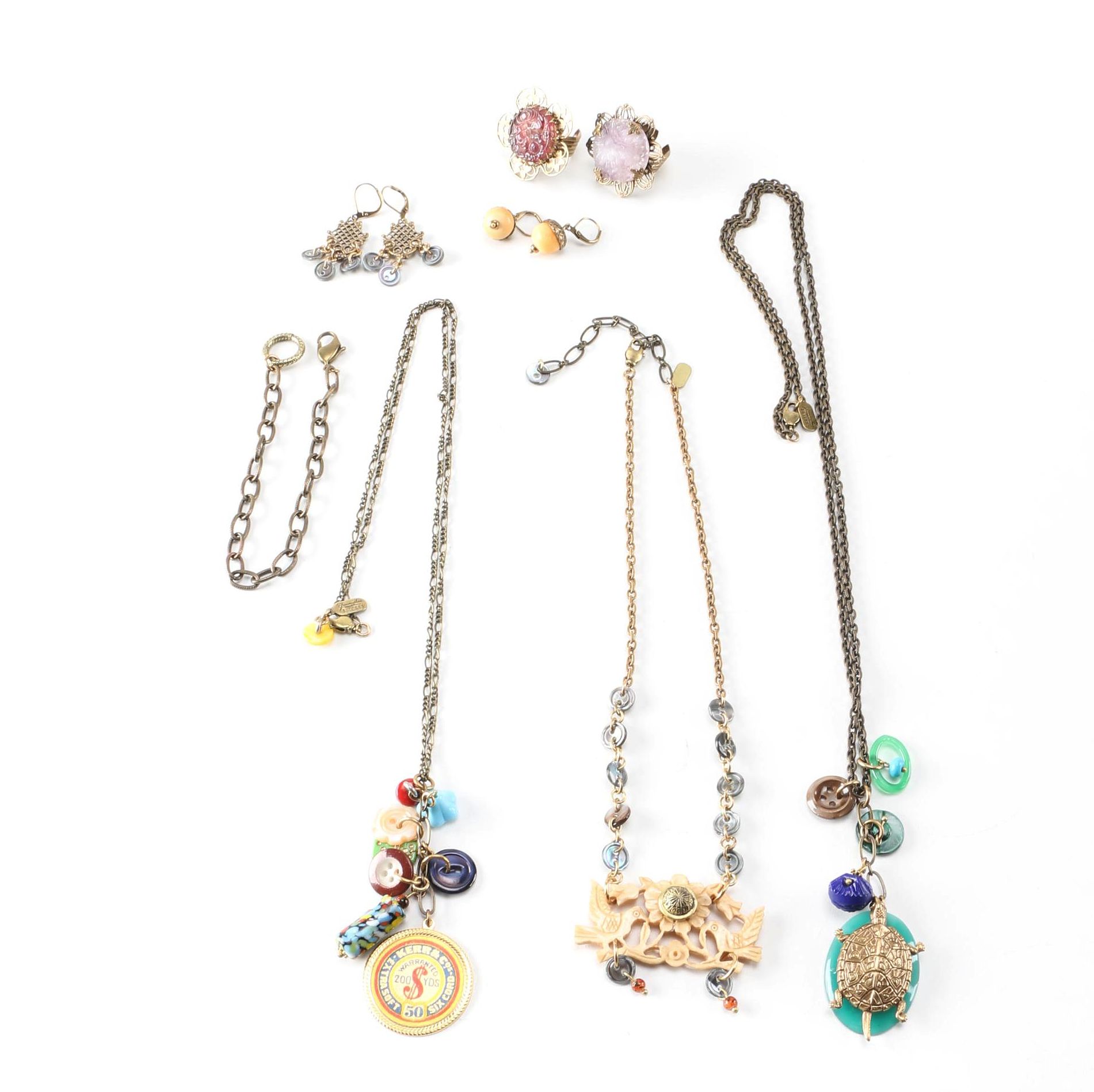 Re-Purposed Button Jewelry