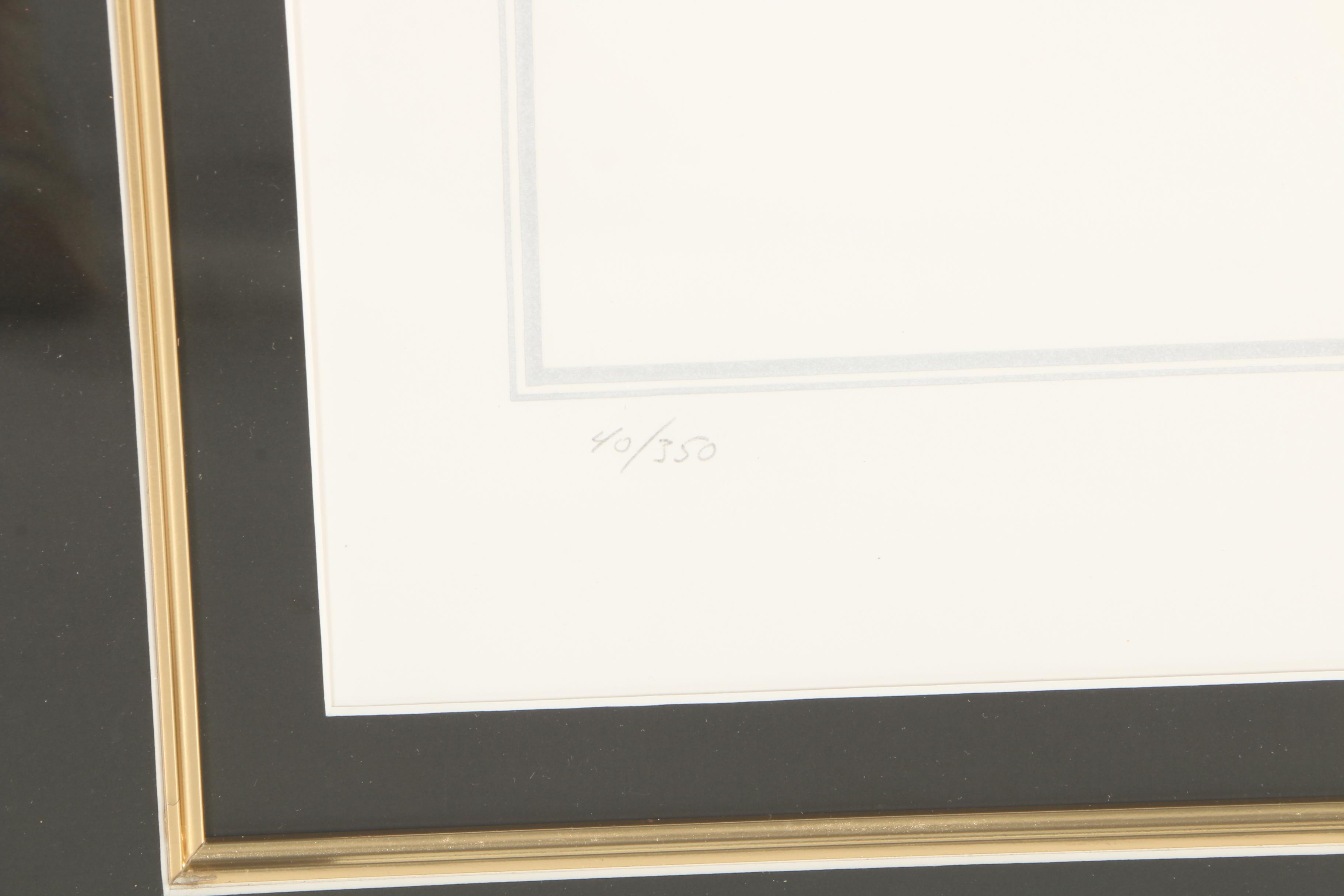 Erté Limited Edition Serigraph on Paper "Seven Deadly Sins: Envy"