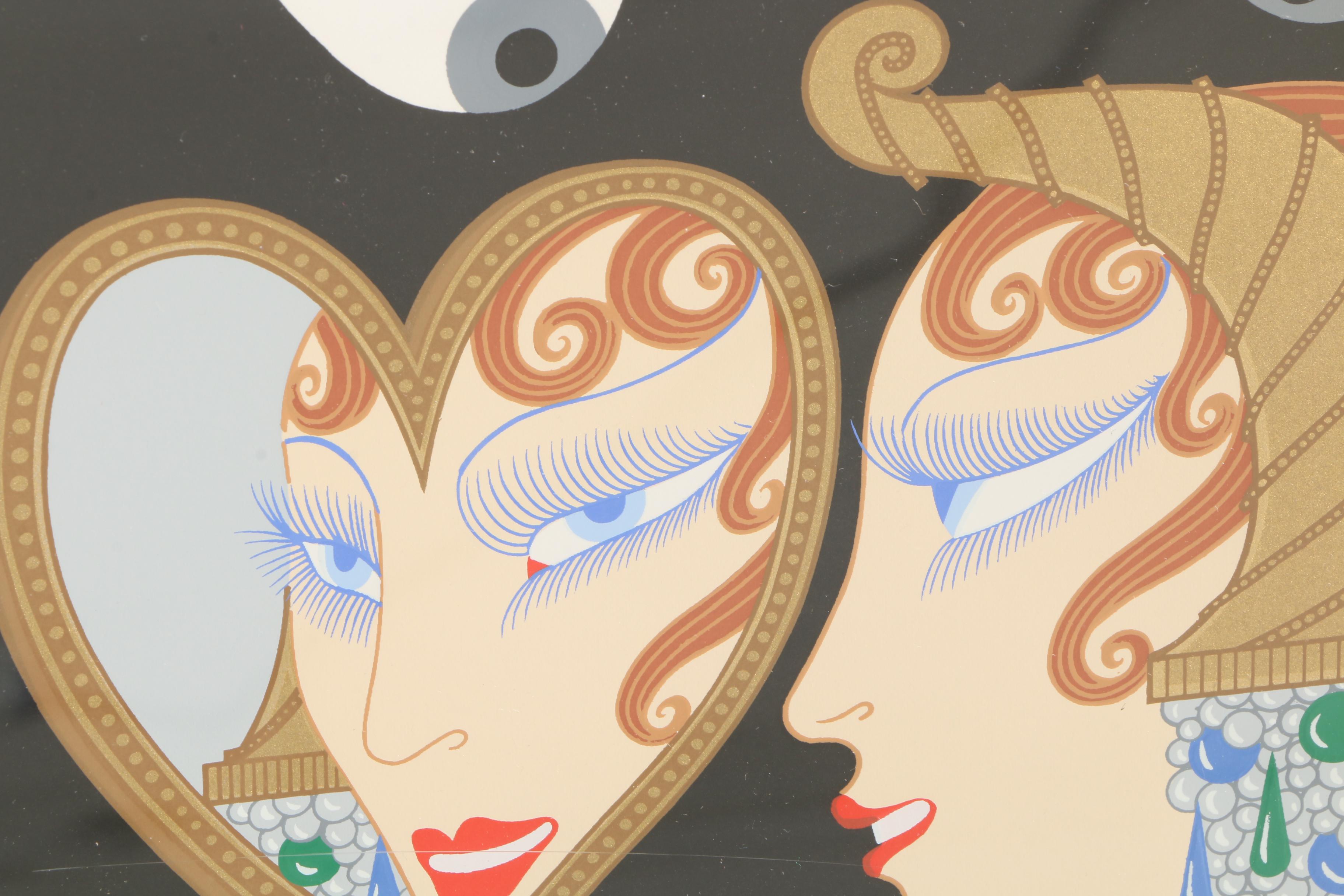 Erté Limited Edition Serigraph on Paper "Seven Deadly Sins: Envy"