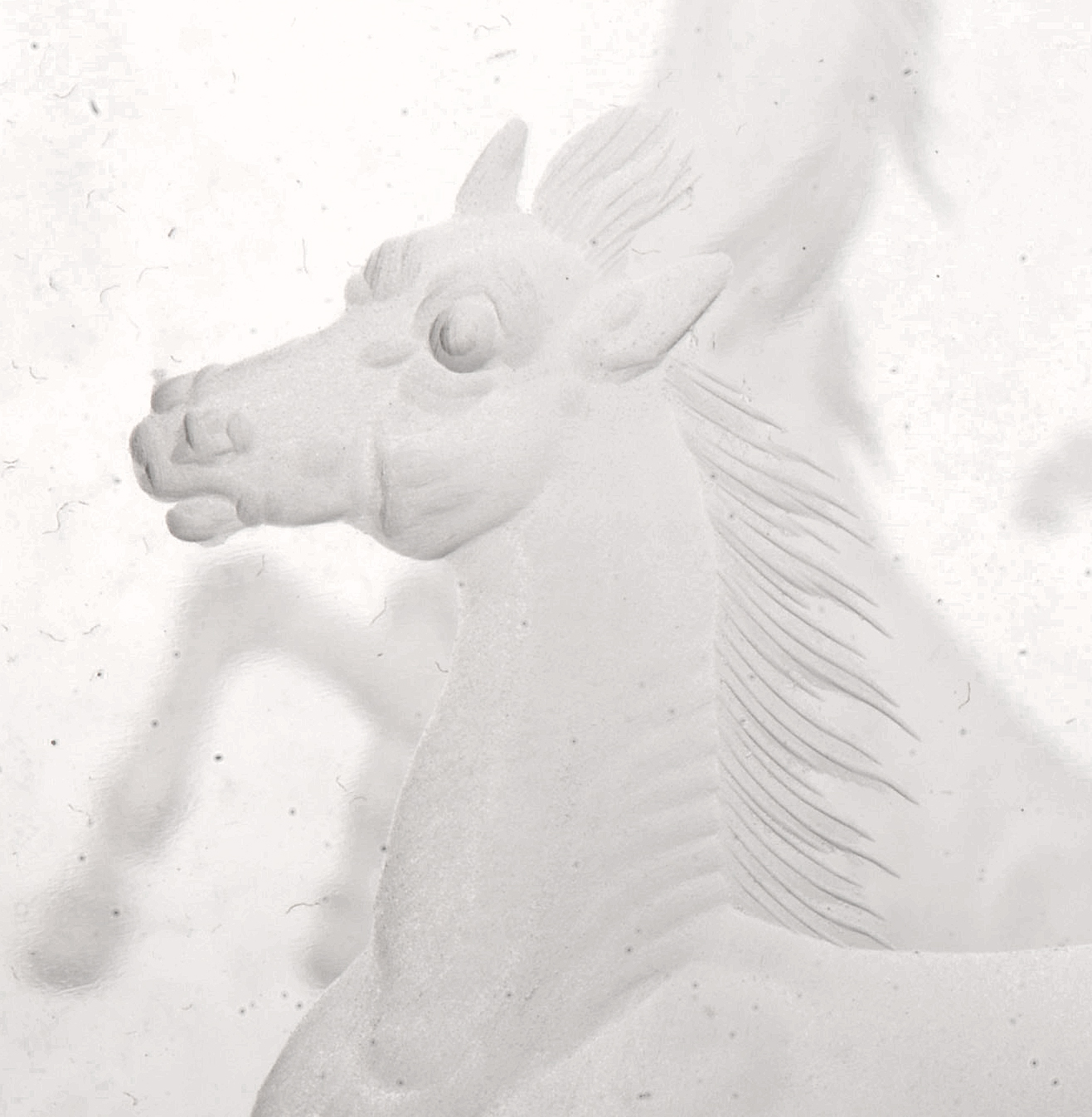 Etched Glass Decanter