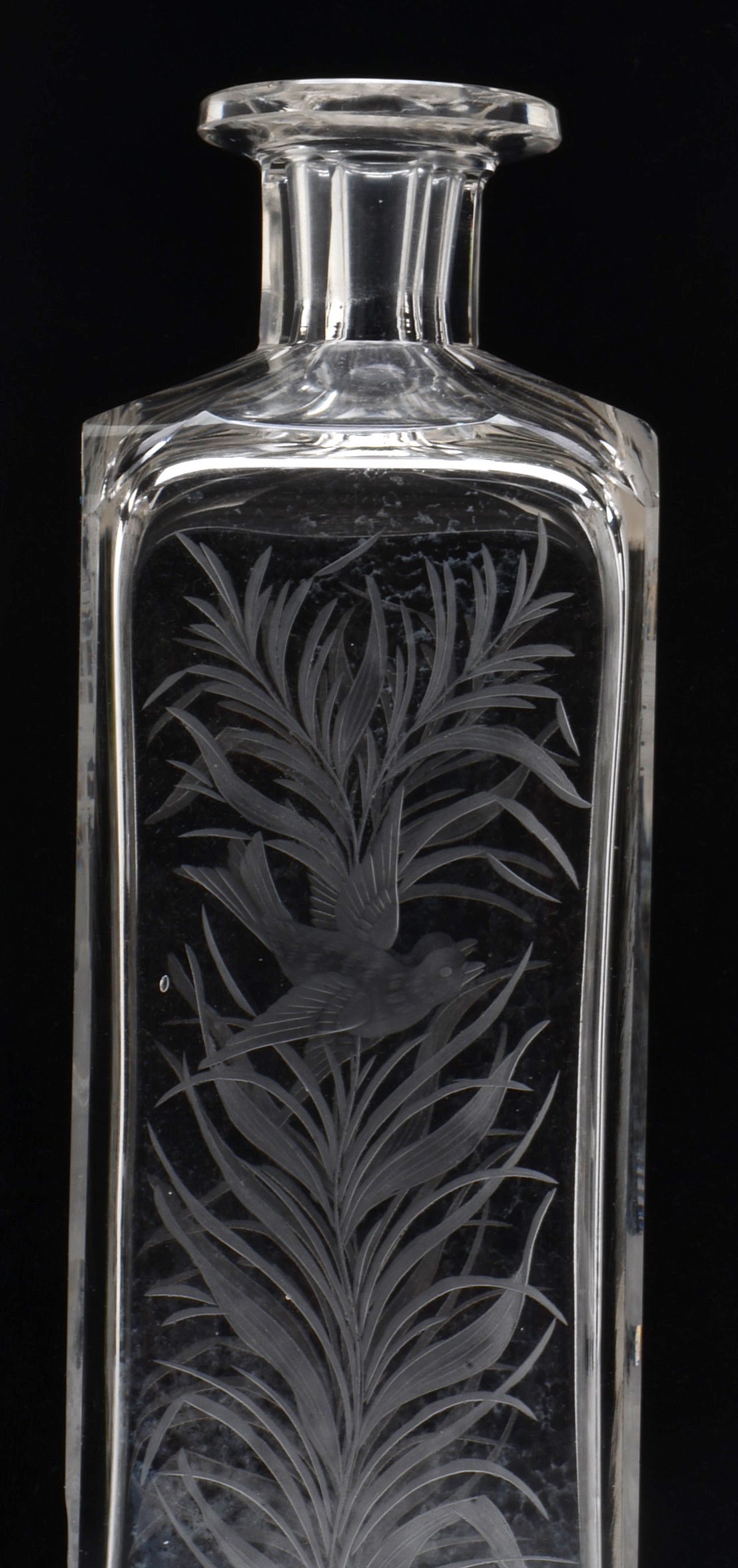 Etched Glass Decanter