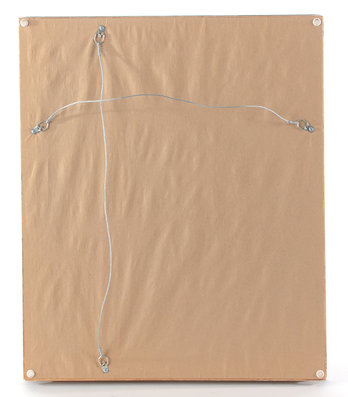 Wall Mirror with Gold Tone Gesso Frame