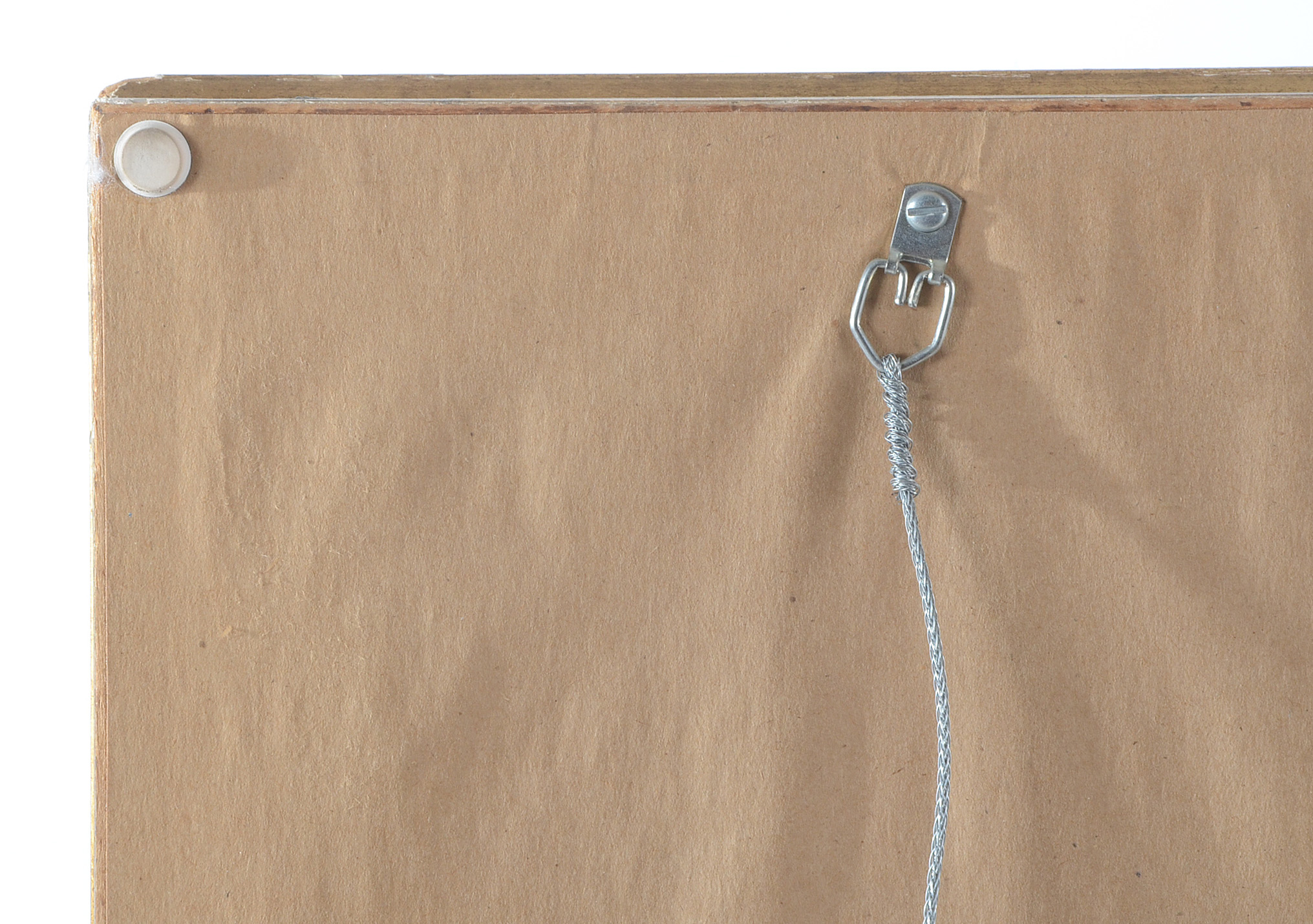 Wall Mirror with Gold Tone Gesso Frame