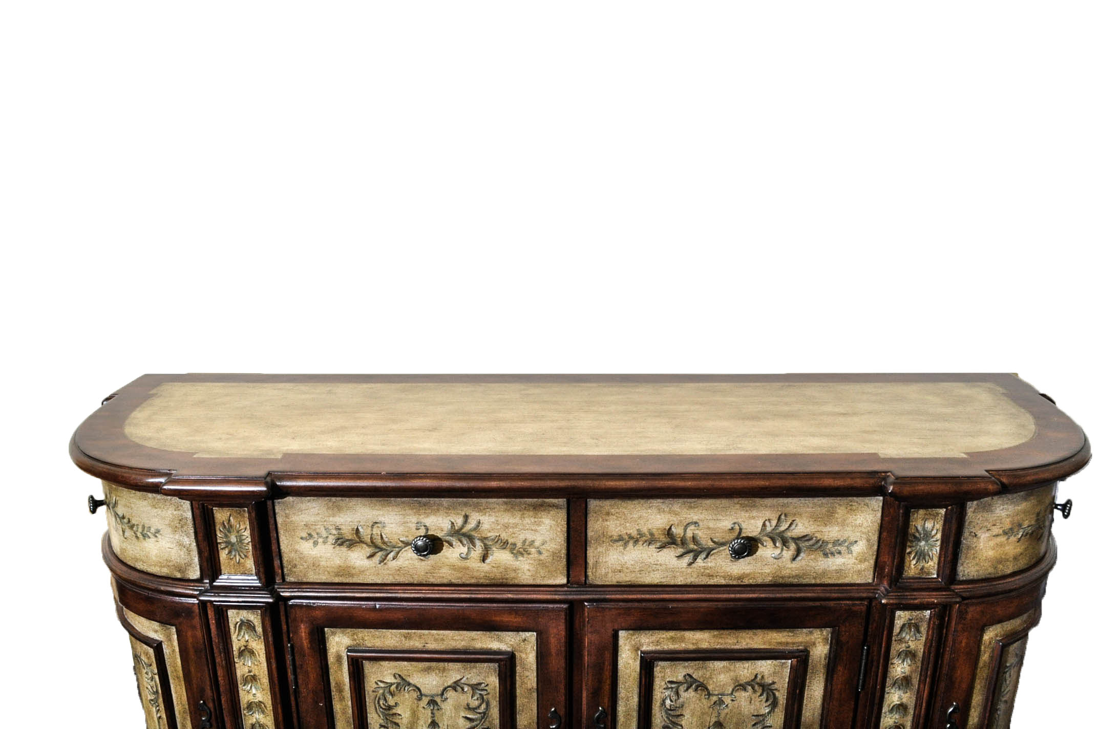 Distressed Painted Composite Wood Sideboard