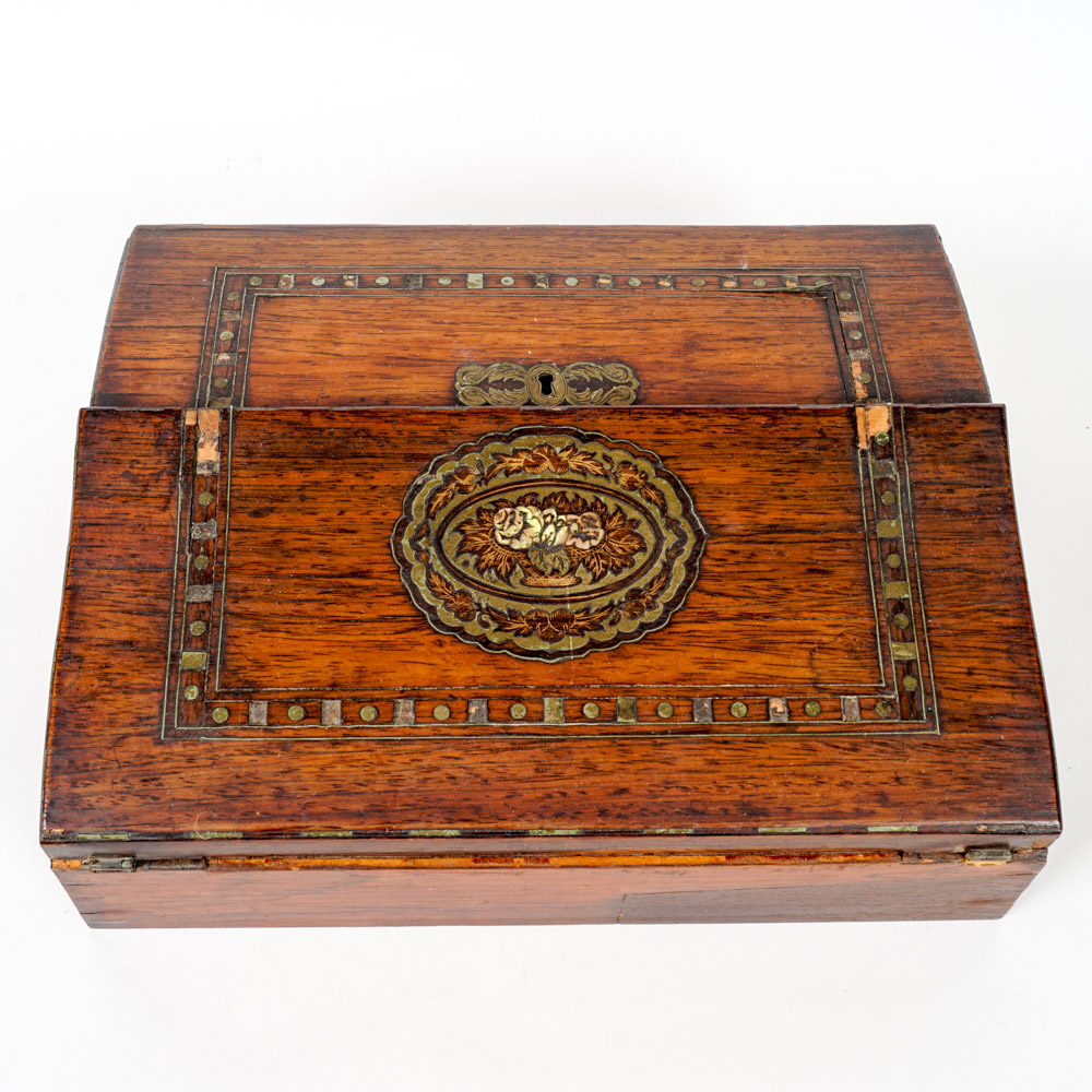 Antique Writing Box and Accessories