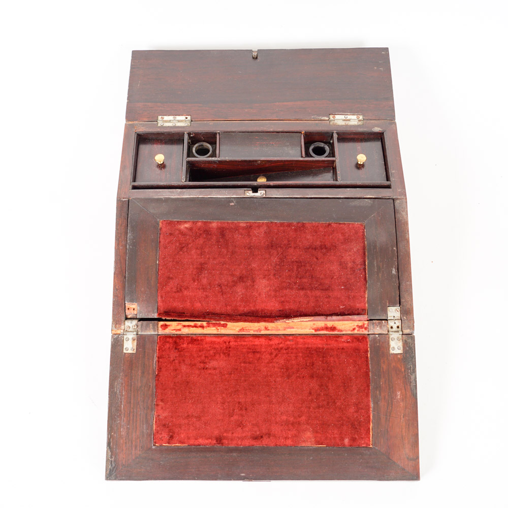 Antique Writing Box and Accessories