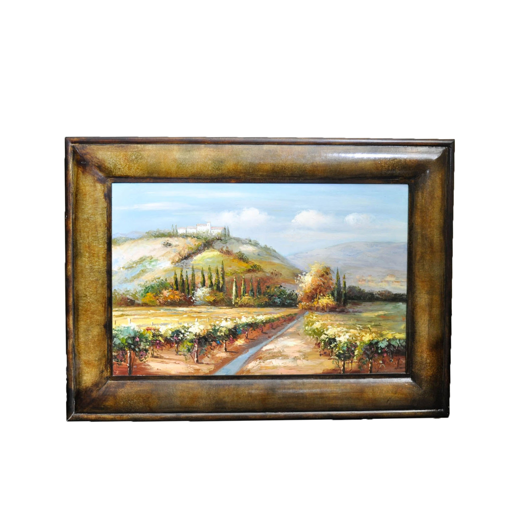 Original Framed Landscape Oil Painting