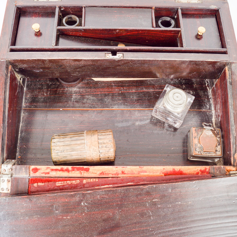 Antique Writing Box and Accessories