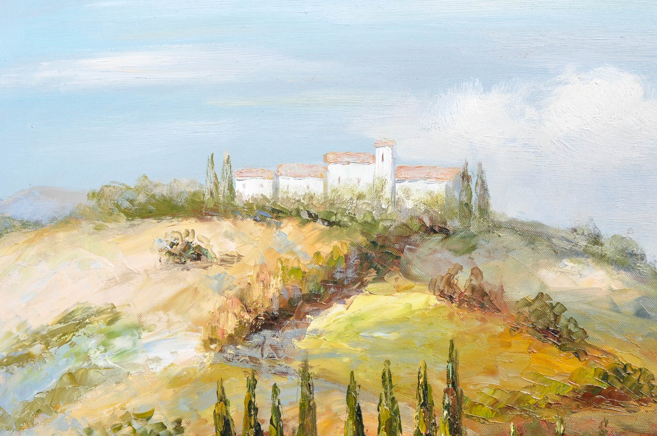 Original Framed Landscape Oil Painting