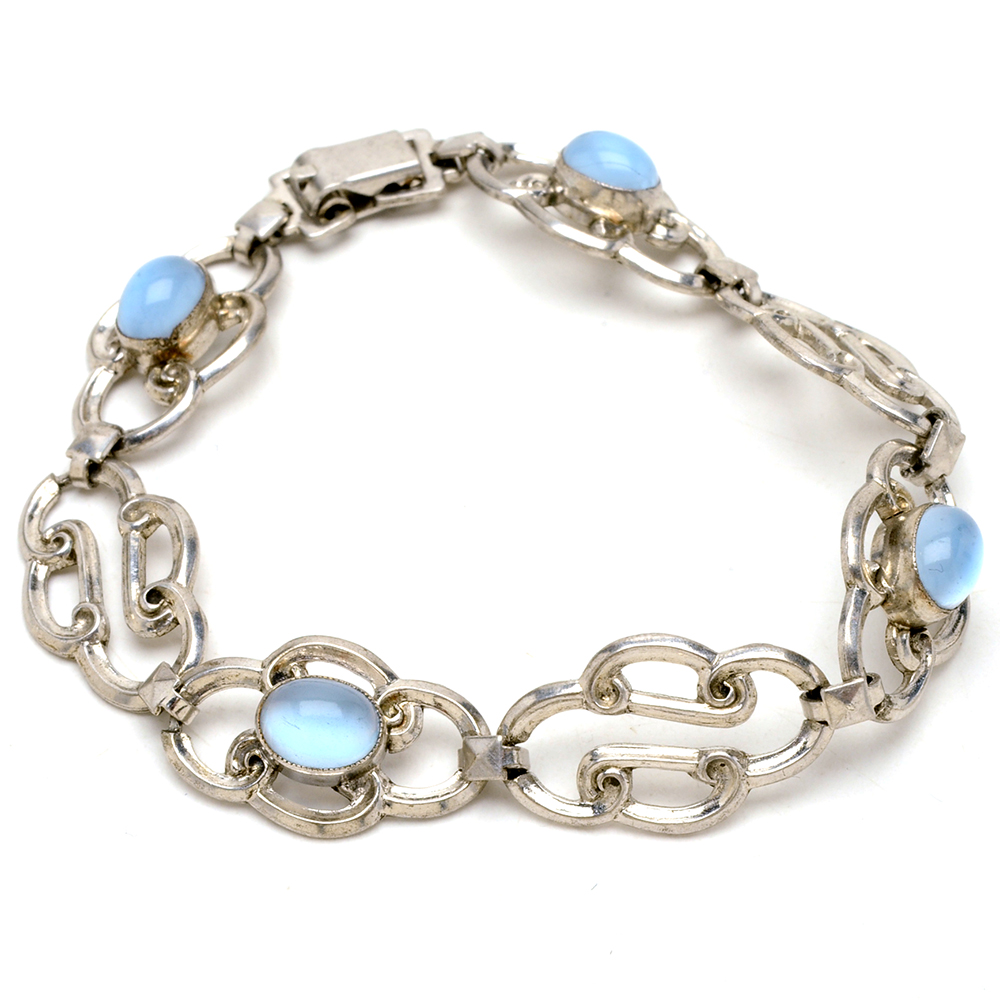 Sterling W.E. Richards Bracelet, Fashion Cuff and Earrings