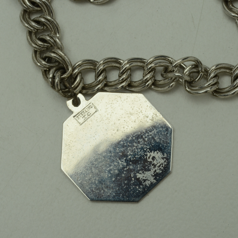 Three Sterling Charm Bracelets