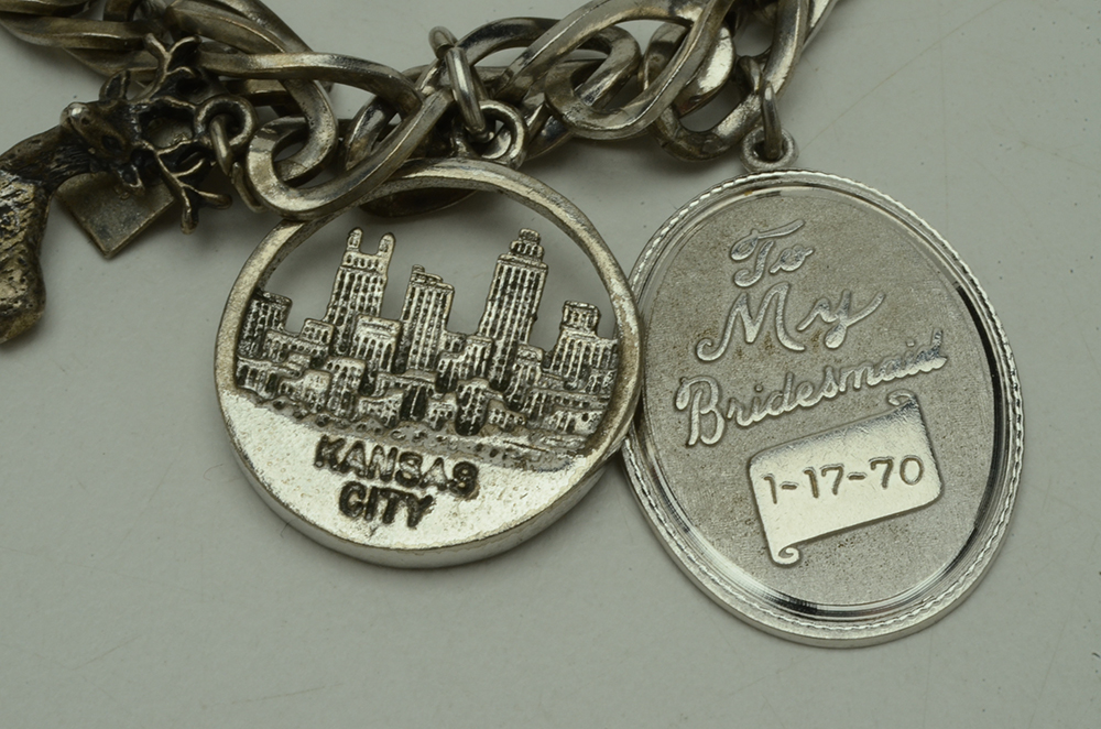 Three Sterling Charm Bracelets