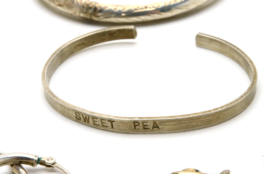 Sterling Jewelry Assortment Including Pearl Stud Earrings