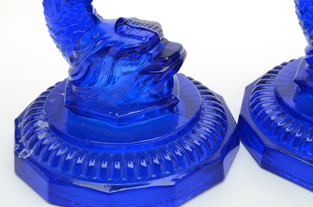 Cobalt Blue Candleholders