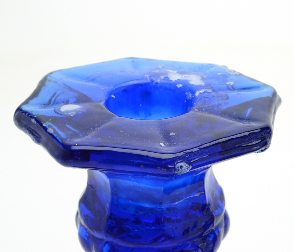 Cobalt Blue Candleholders