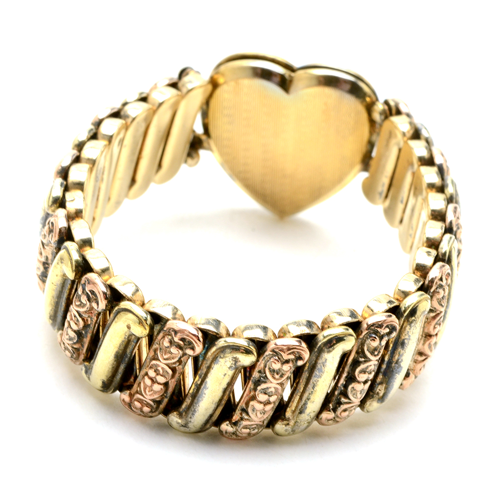 Three Gold Filled Sweetheart Expansion Bracelets