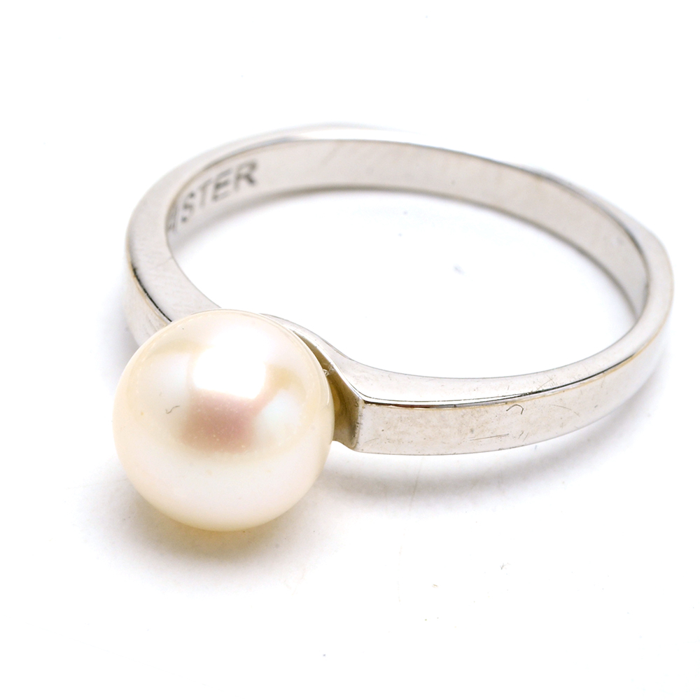 Cultured Freshwater Pearl Multi Strand Necklace and Pearl Ring