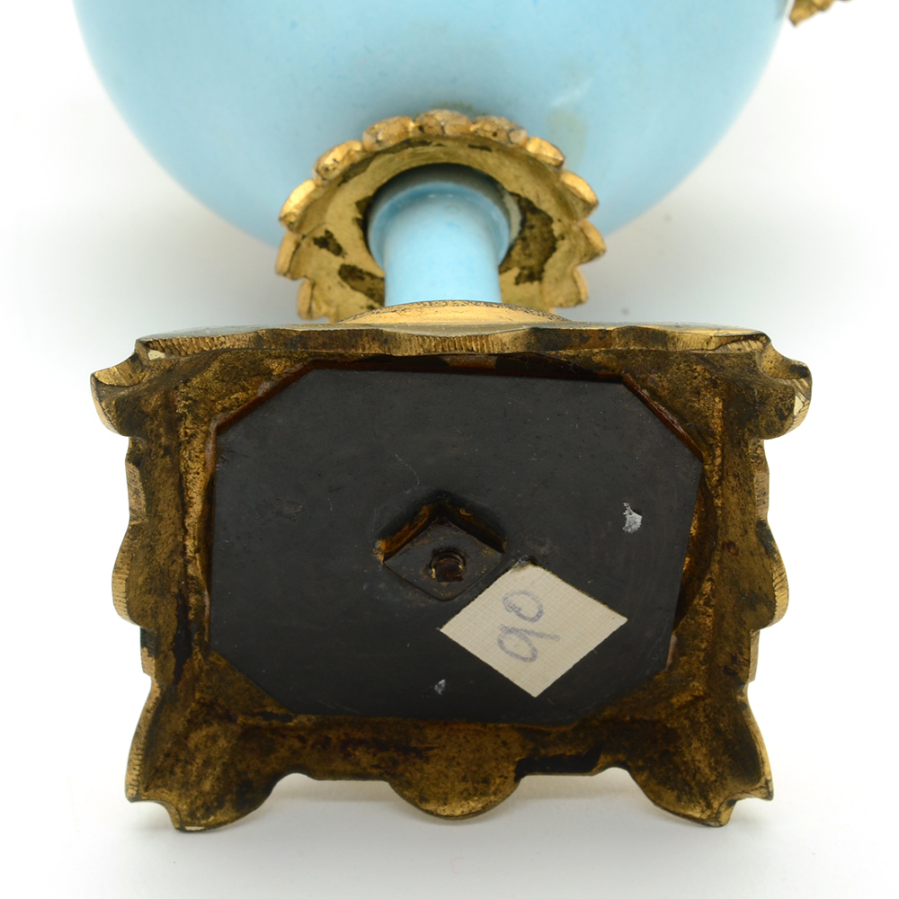 Vintage Miniature Hand Painted Porcelain Urn