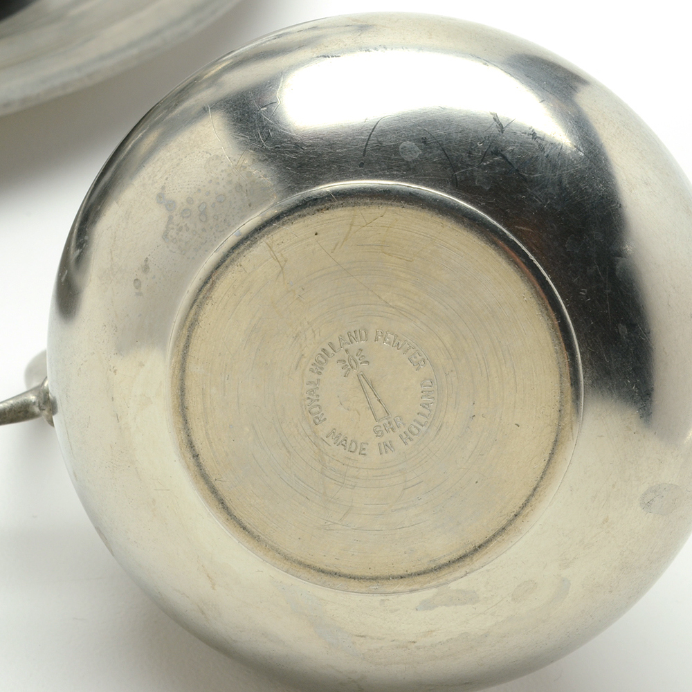 Vintage Assorted Pewter Coffee and Tea Service