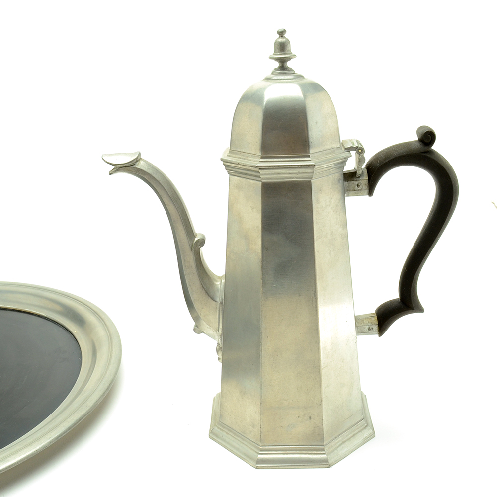 Vintage Assorted Pewter Coffee and Tea Service