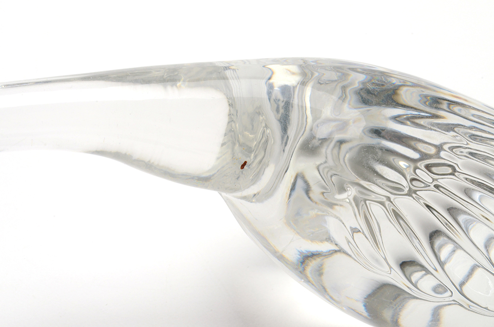 Vintage Heisey Glass Geese Figurines