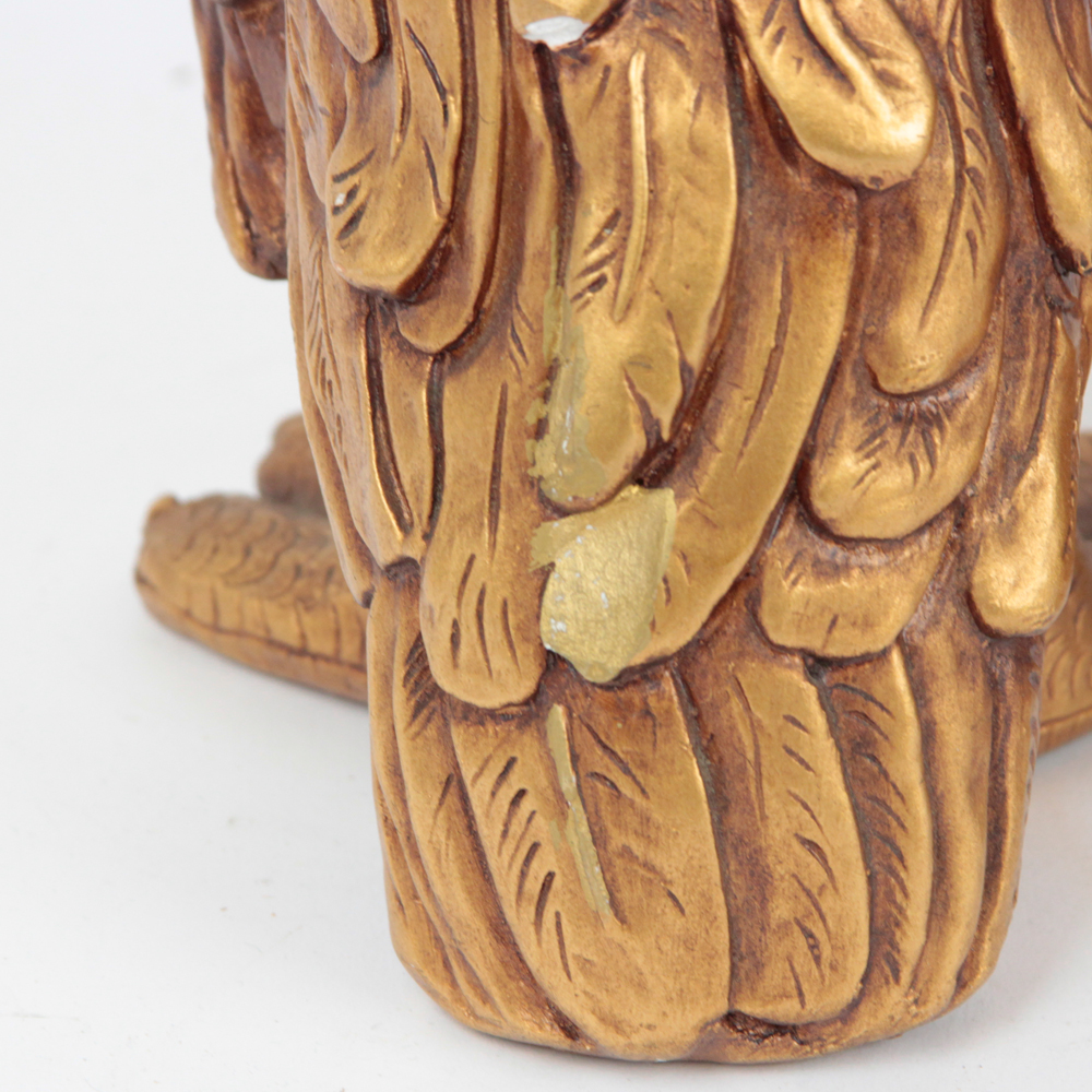 1960s Progressive Art Products, Inc. Wise Chalkware Owls