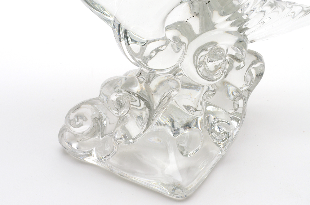 Vintage Heisey Glass Fish Vase