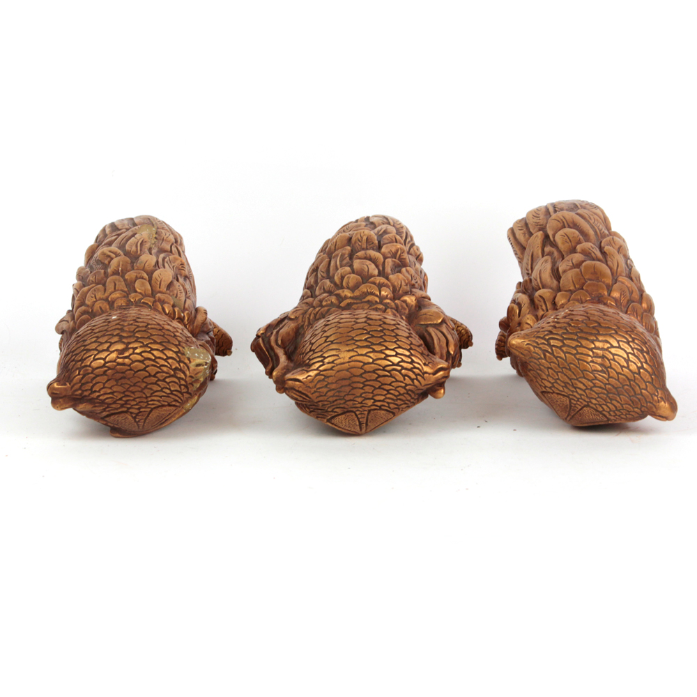 1960s Progressive Art Products, Inc. Wise Chalkware Owls