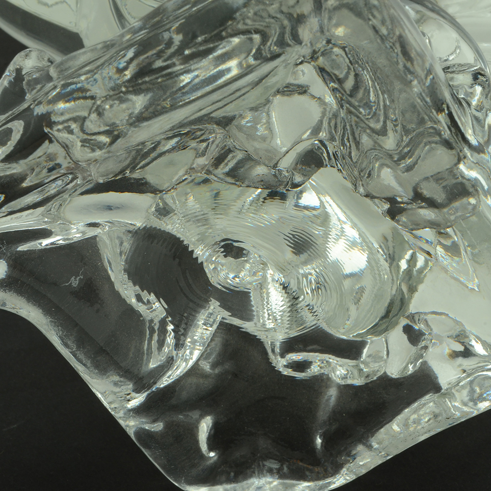 Vintage Heisey Glass Fish Vase