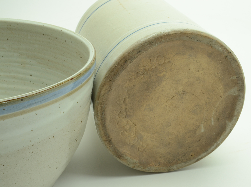 Stoneware Batter Bowl and Jug