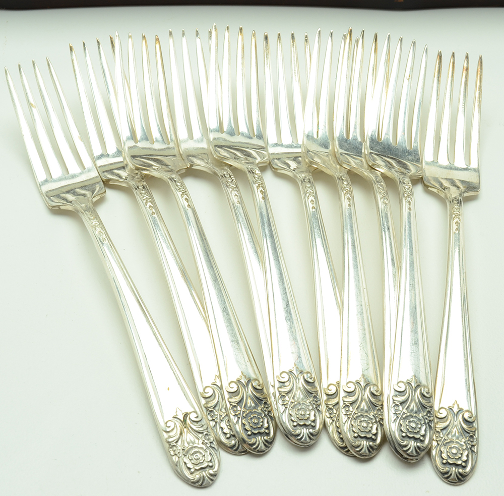 Vintage Silver Plated Flatware Assortment