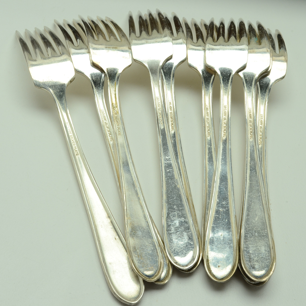 Vintage Silver Plated Flatware Assortment