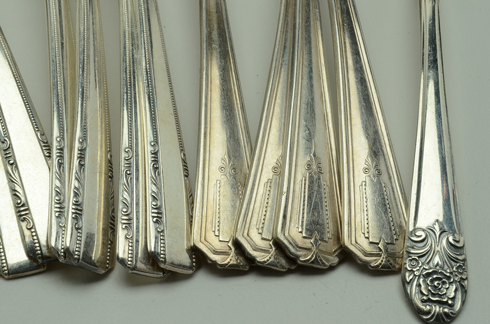 Vintage Silver Plated Flatware Assortment