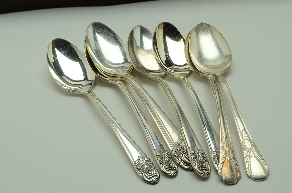 Vintage Silver Plated Flatware Assortment