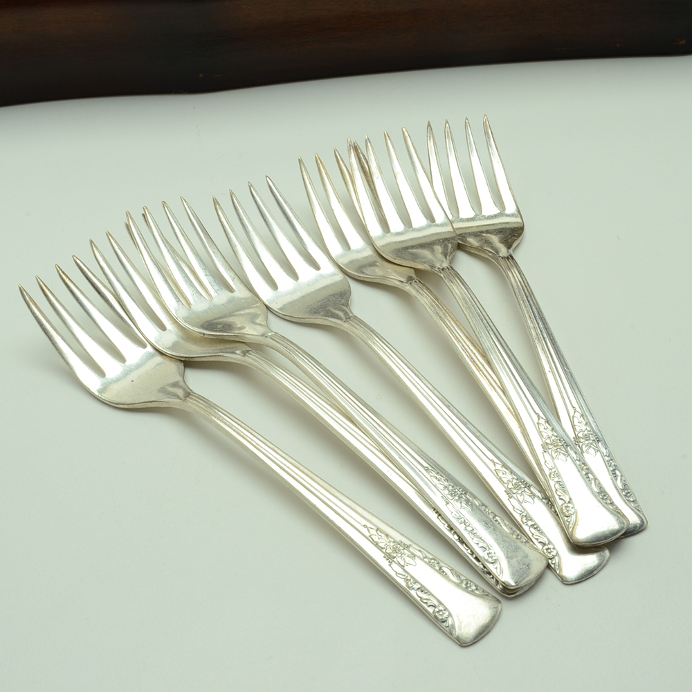 Vintage Silver Plated Flatware Assortment