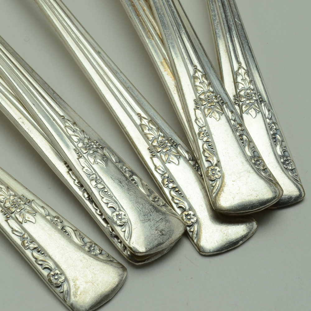 Vintage Silver Plated Flatware Assortment