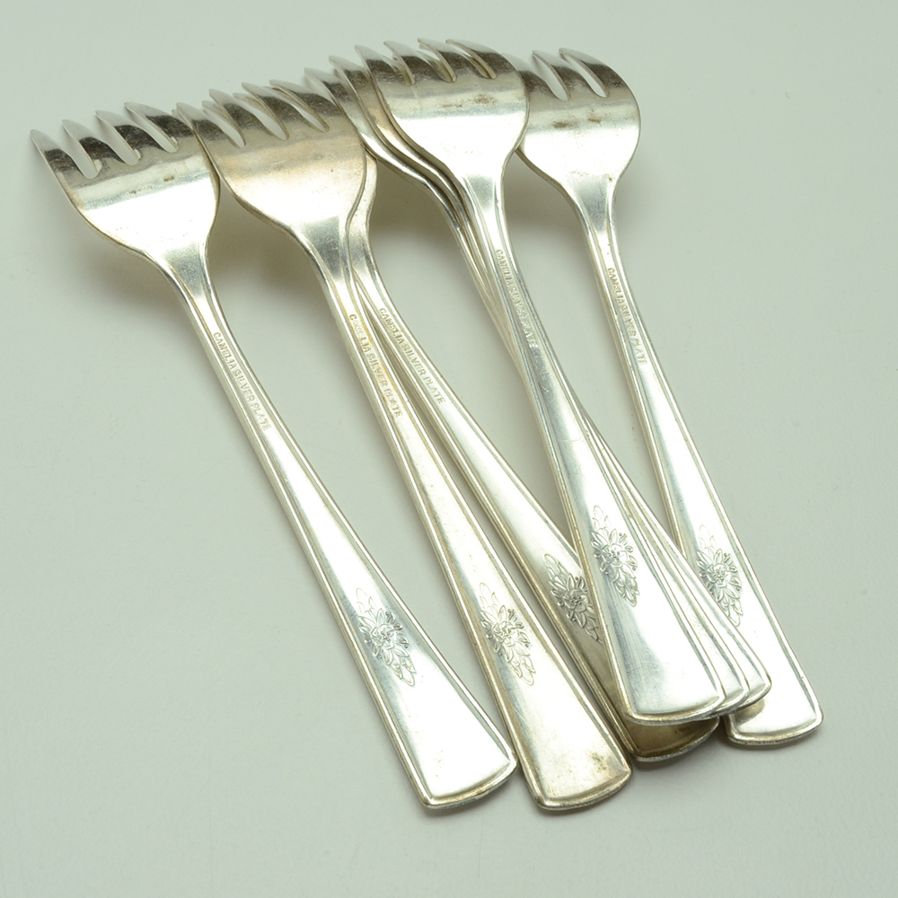 Vintage Silver Plated Flatware Assortment