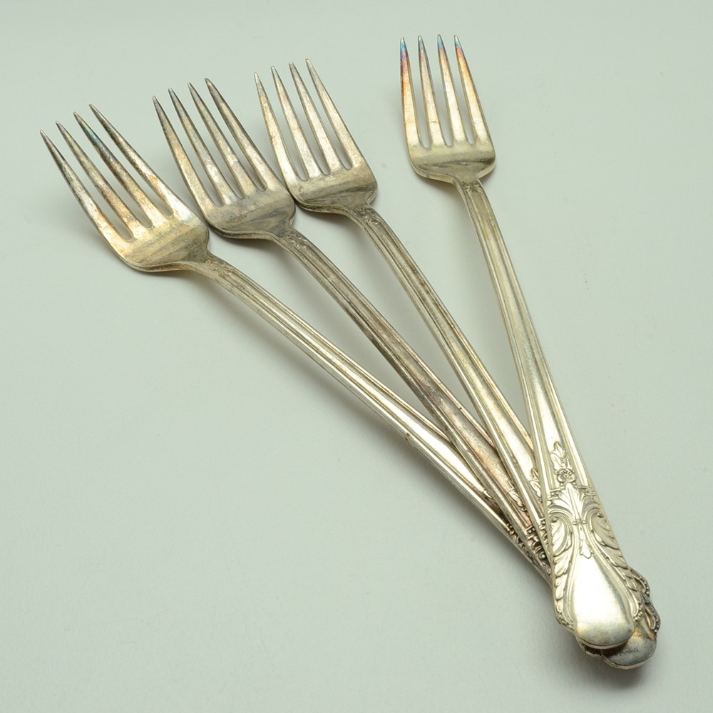 Vintage Silver Plated Flatware Assortment