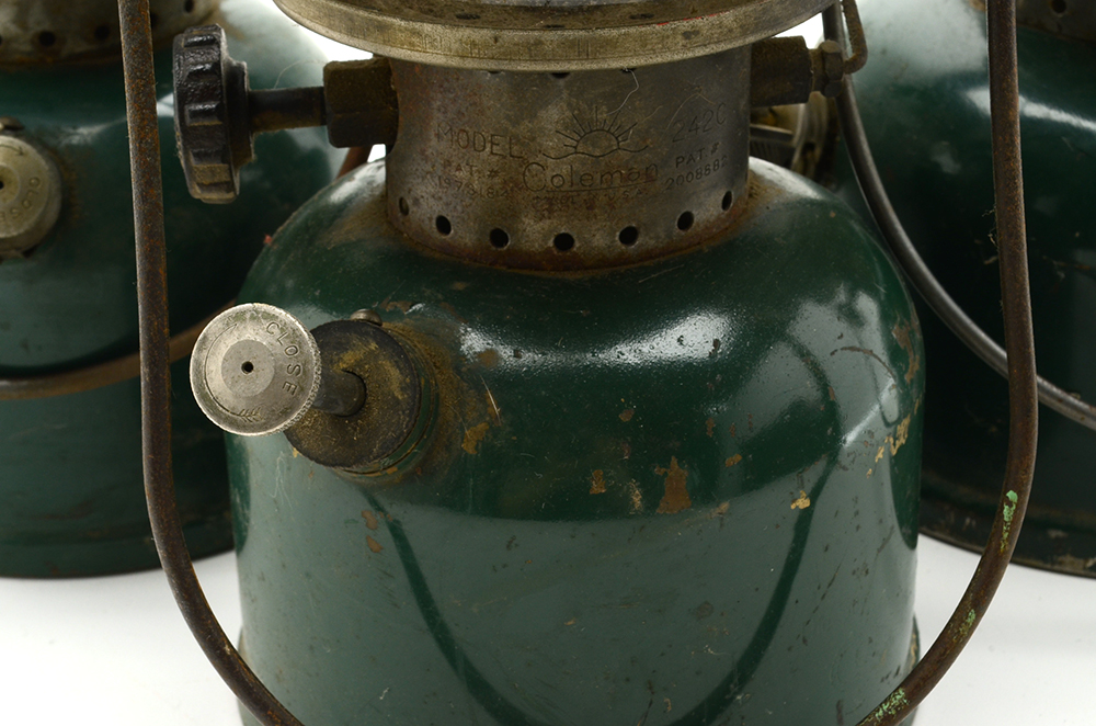 Group of Coleman Lanterns