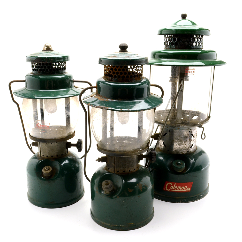 Group of Coleman Lanterns