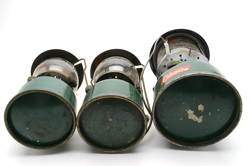 Group of Coleman Lanterns