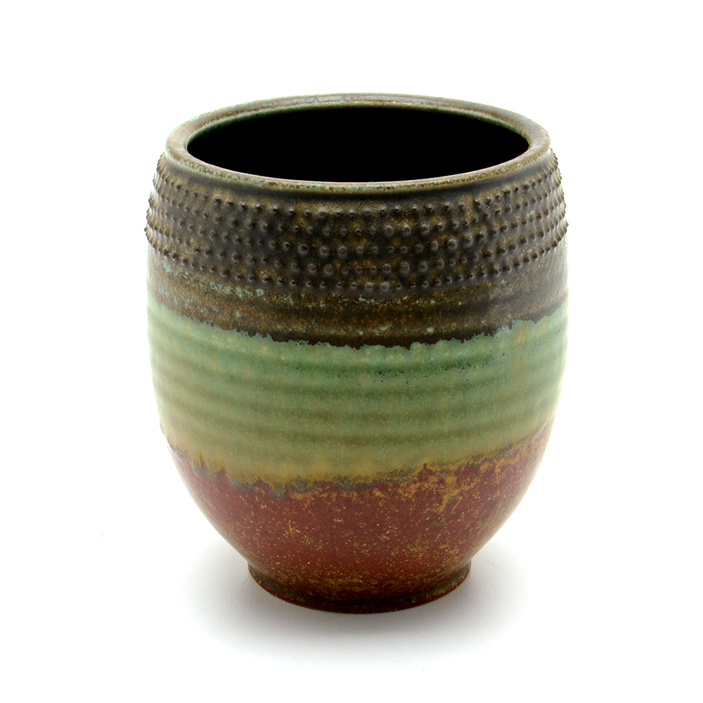 Stoneware Pottery vase Signed "DiTerra"