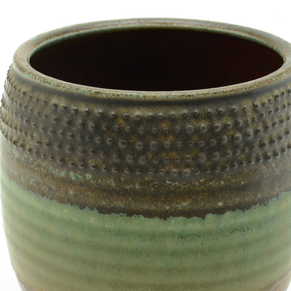 Stoneware Pottery vase Signed "DiTerra"