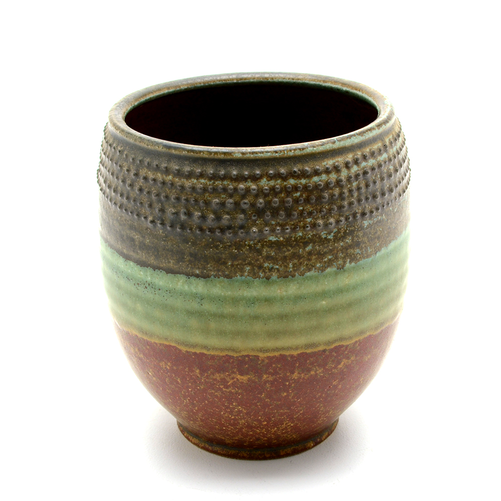 Stoneware Pottery vase Signed "DiTerra"