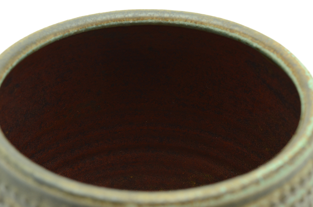 Stoneware Pottery vase Signed "DiTerra"