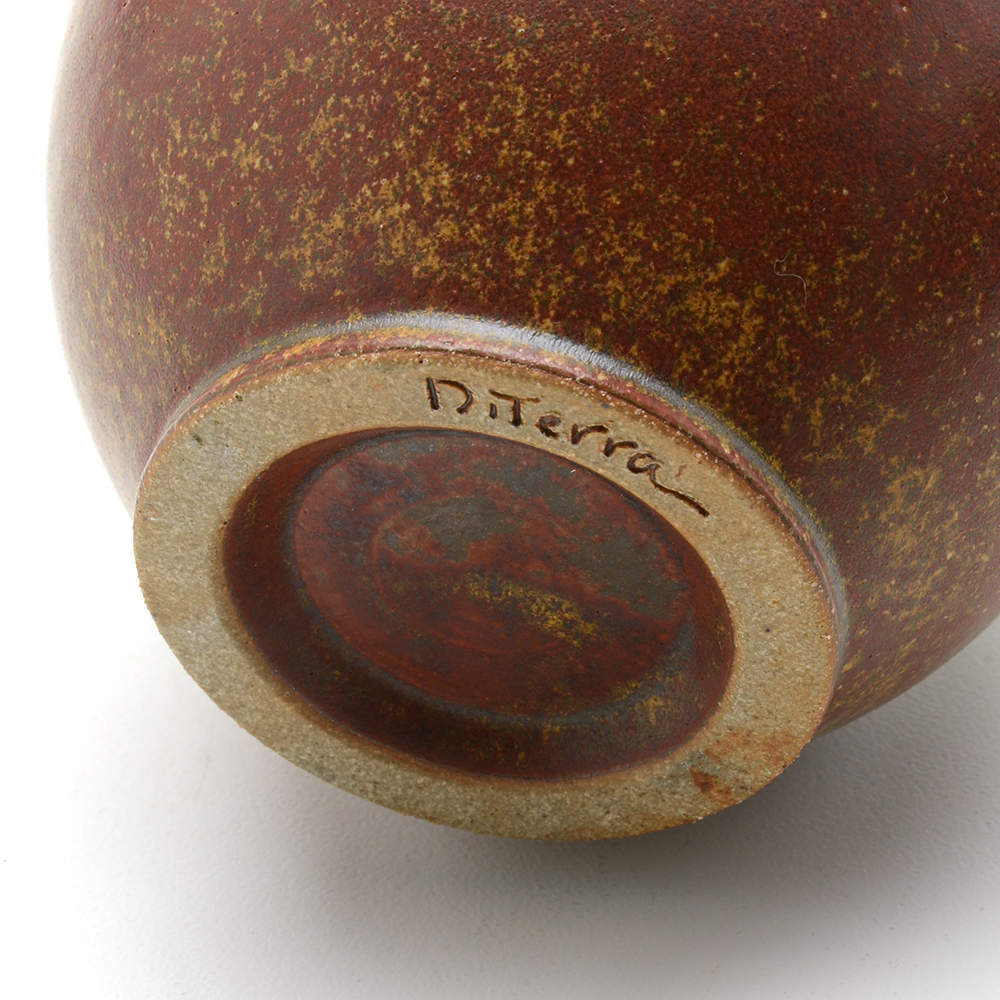 Stoneware Pottery vase Signed "DiTerra"
