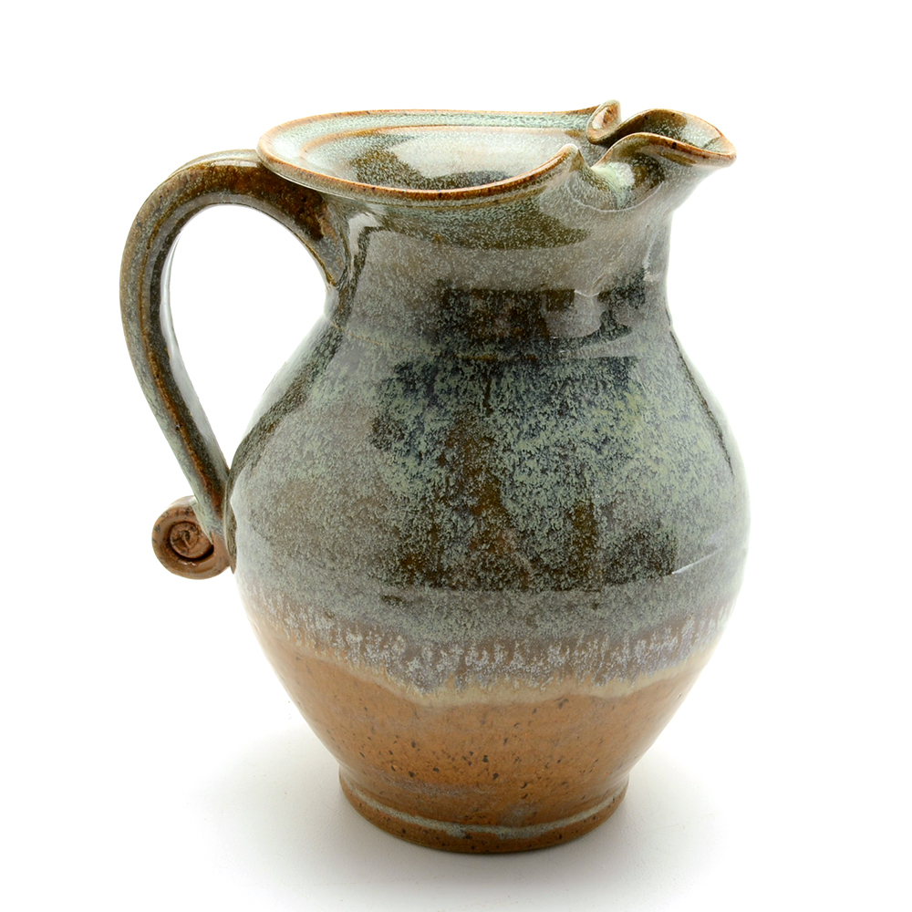Pitcher and Bud Vase from "Parsley Pottery"