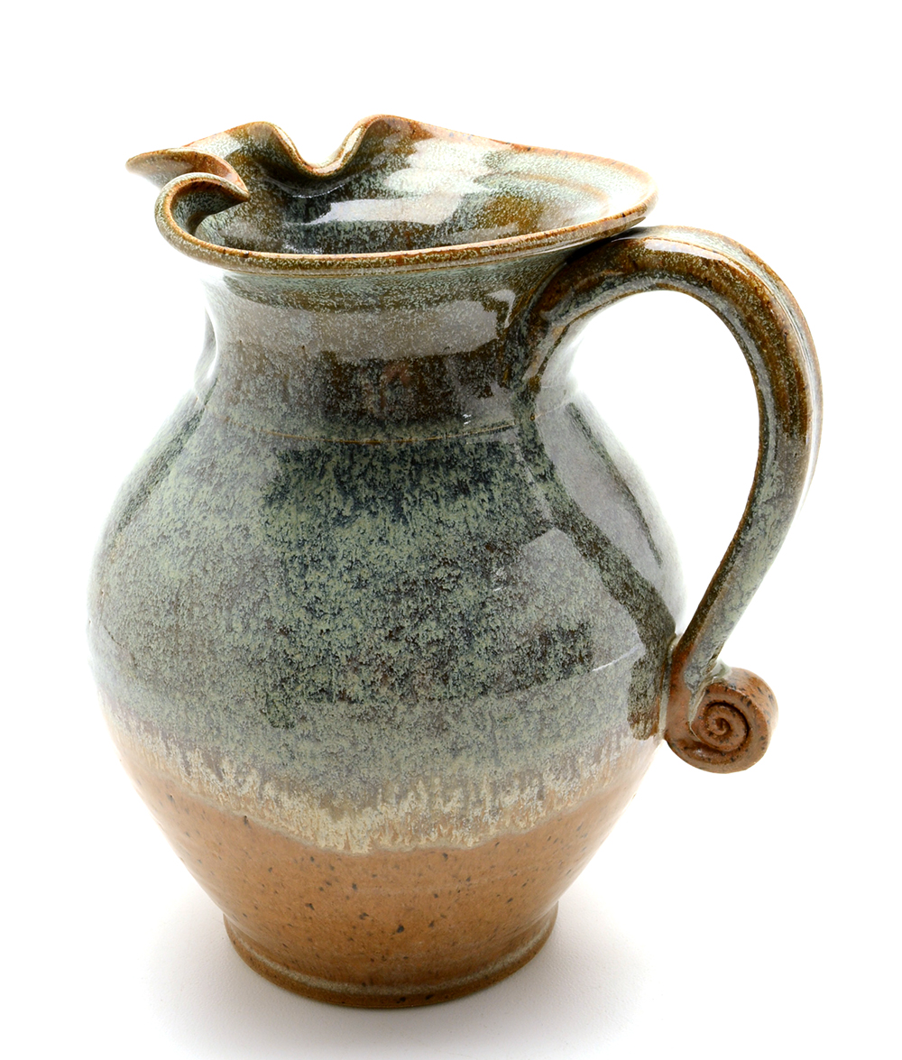 Pitcher and Bud Vase from "Parsley Pottery"