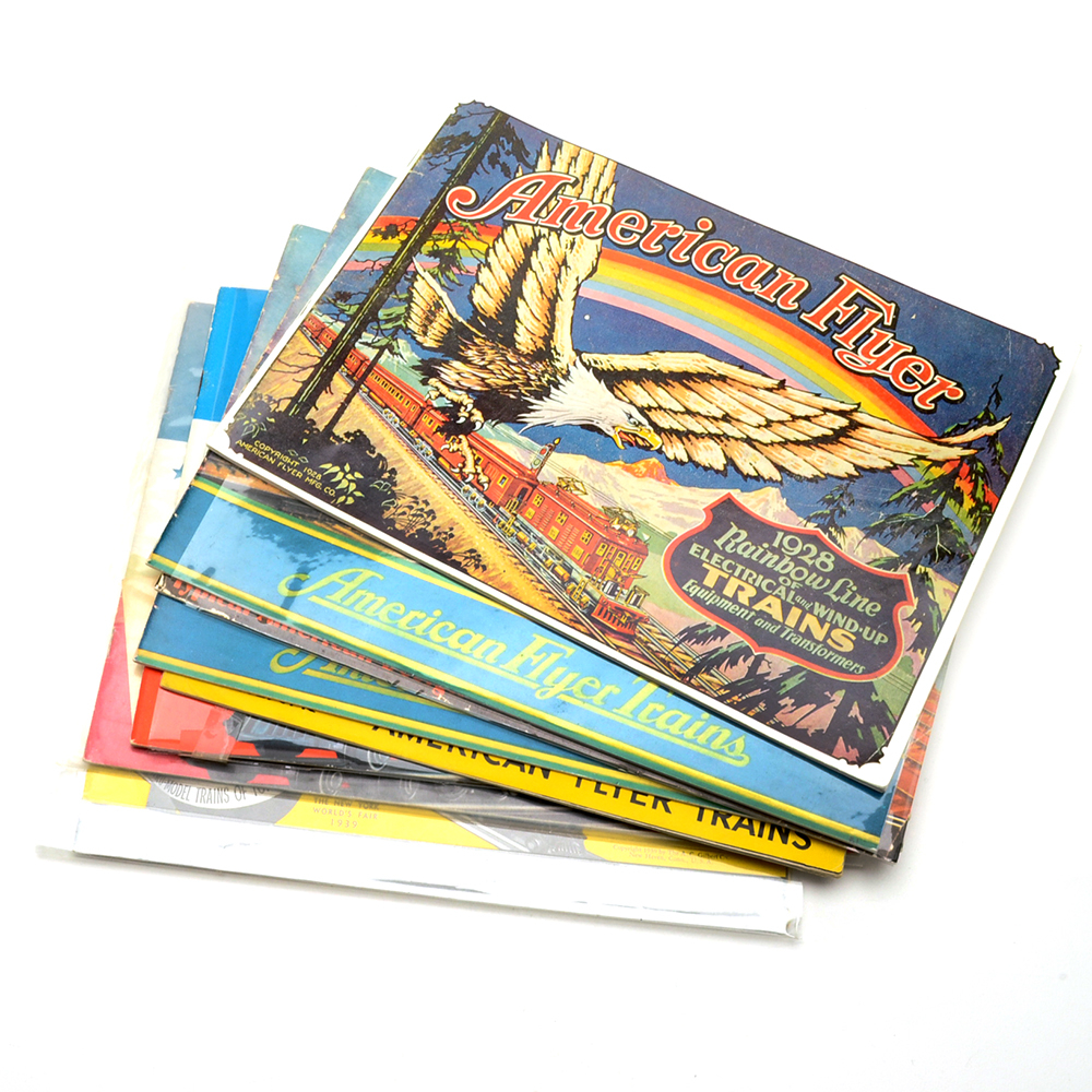 Group of American Flyer Trains Catalogs