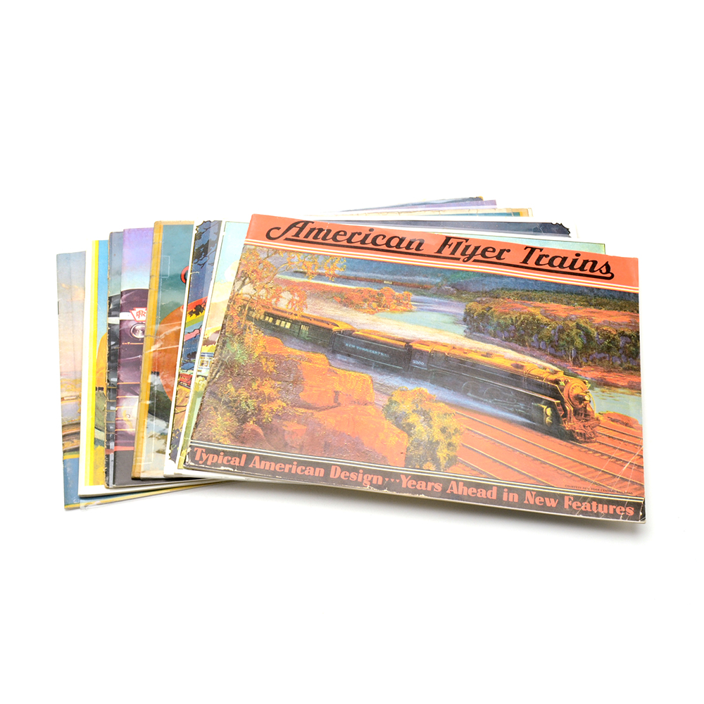Collection of American Flyer Train Catalogs